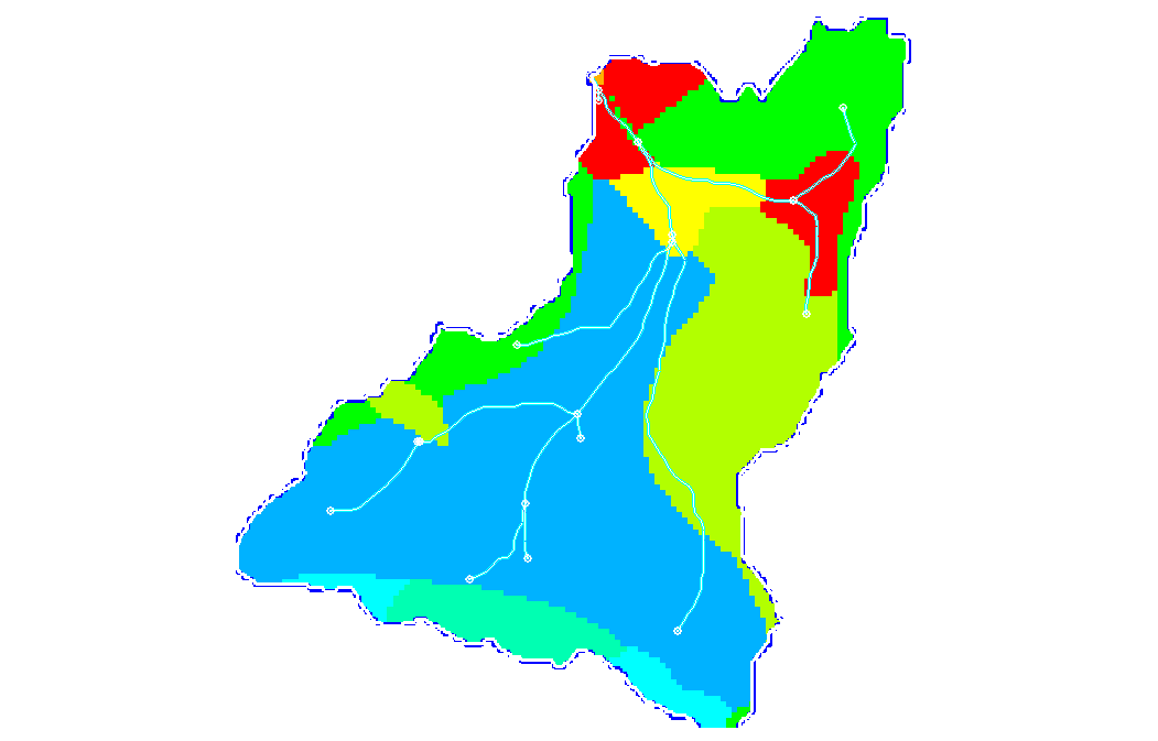 Example of a land use shapefile